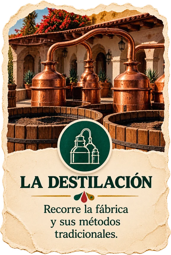 La destilación: recorre la fábrica y sus métodos tradicionales
