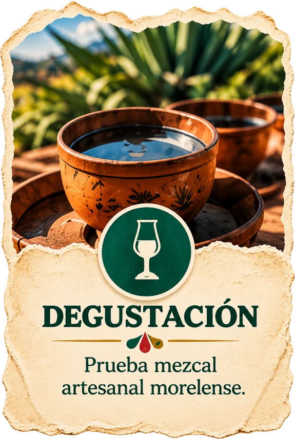 Degustación: prueba mezcal artesanal morelense